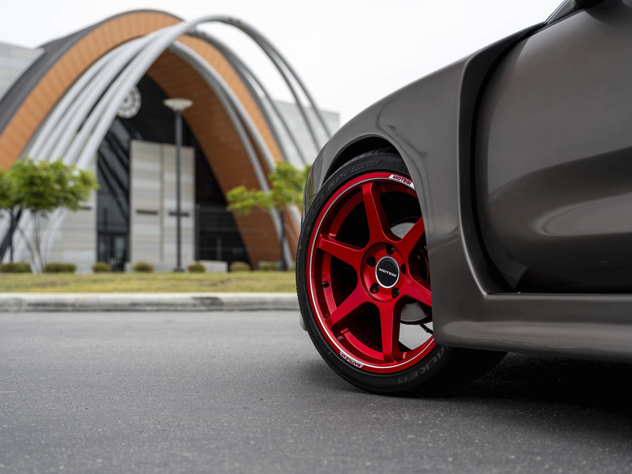 1992 Toyota MR2 - Motegi MR160 BATTLE VI - Red | Motegi Wheels